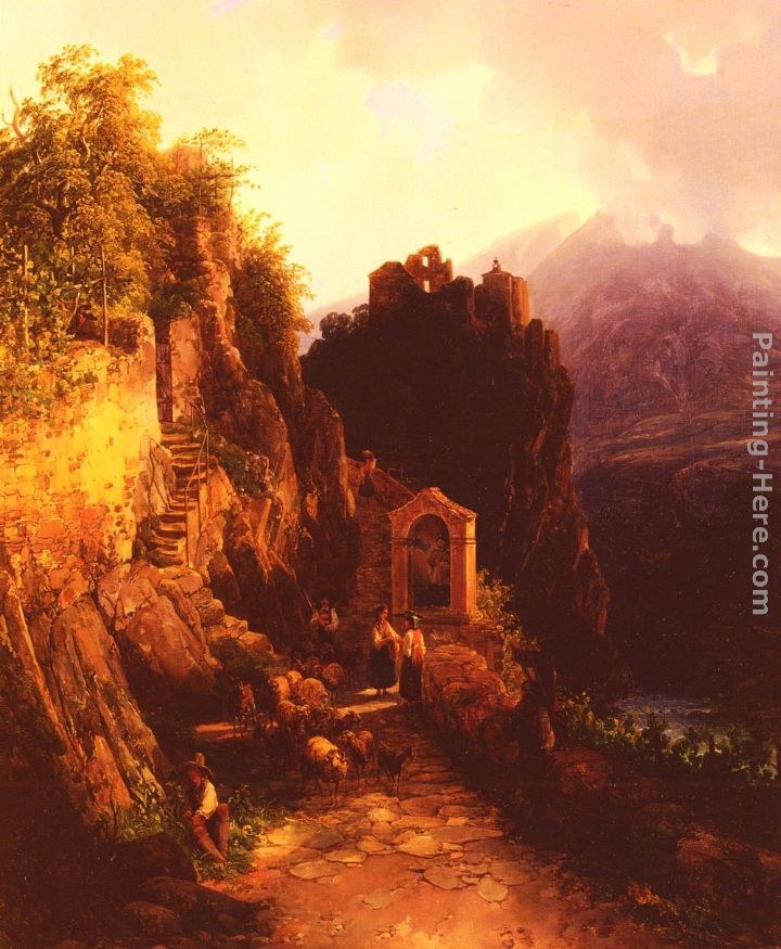 Thomas Ender Alpin Landschaft